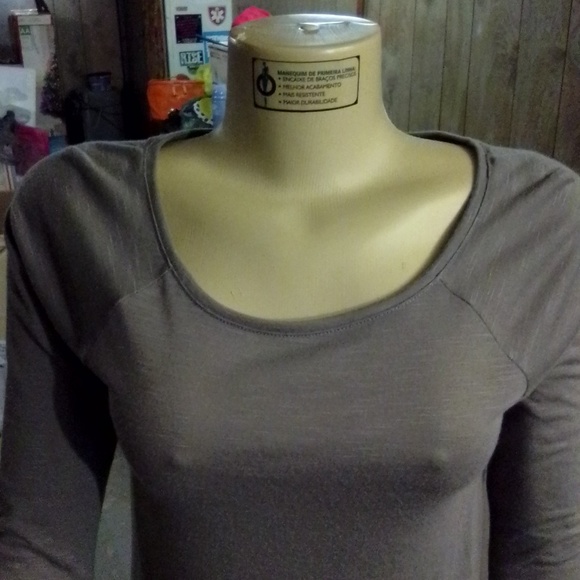 FINAL PRICE before donate! NWOT No Boundaries 3/4 Sleeve Hi/Lo Tunic Sz S junior - Picture 3 of 12